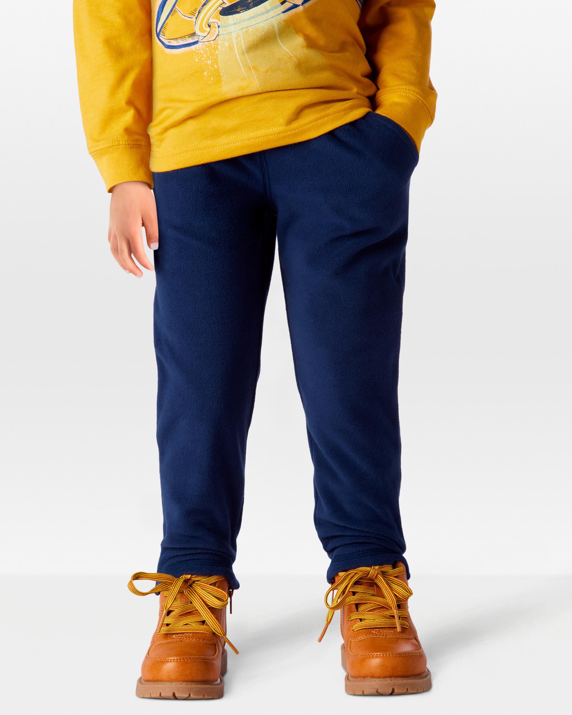 Toddler Pull-On Fleece Cinched-Hem Pants - Carter's | Carter's