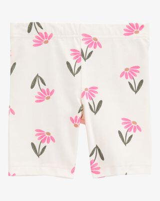 Product image 2 of Toddler Floral Bike Shorts - Ivory