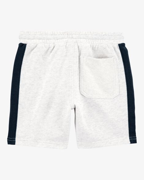  Product image 5 of Kid 2-Piece Hooded French Terry Tee & Shorts Set - Grey