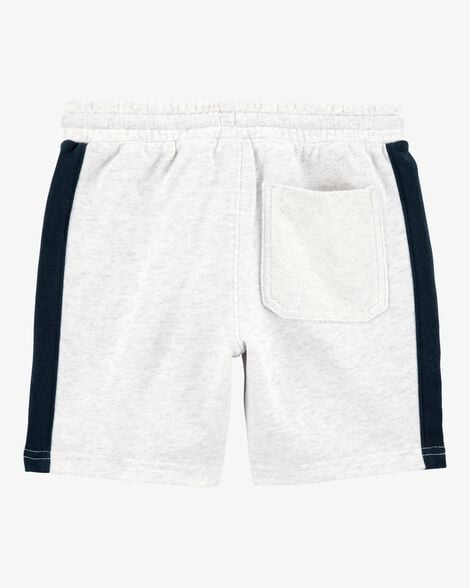 Product image 5 of Kid 2-Piece Hooded French Terry Tee & Shorts Set - Grey