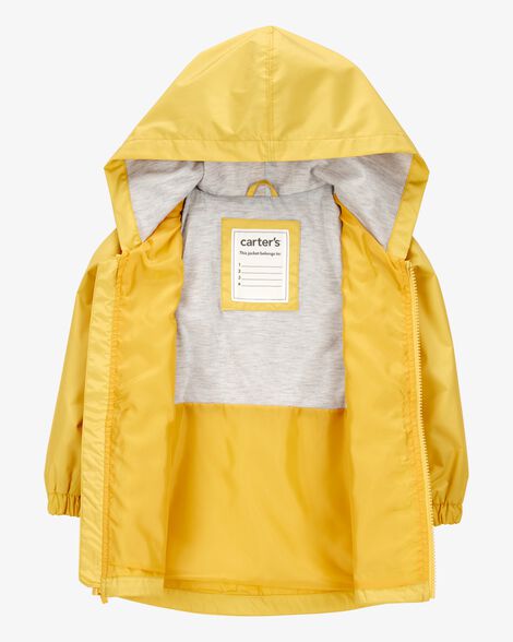 Product image 2 of Baby Solid Rain Jacket - Yellow