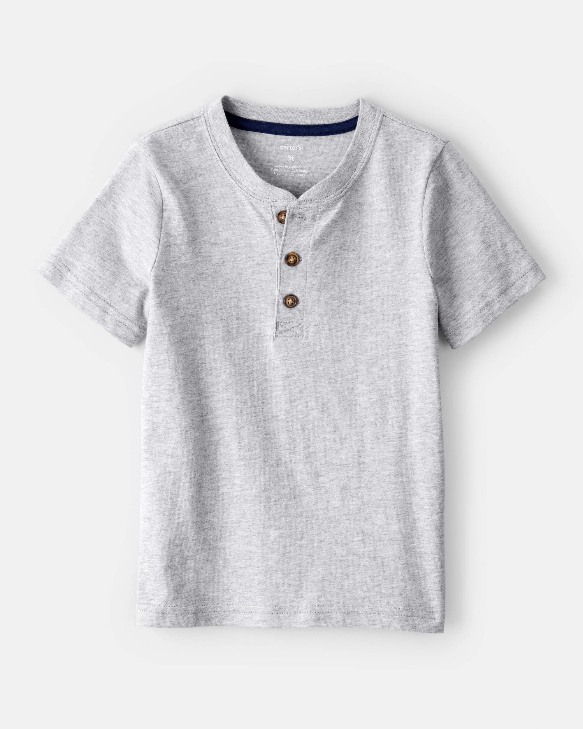 【2plan】Rookie Hook Henley Neck Short Sleeve T-Shirt Bulk Henley Neck Short Sleeve In 2 Xl Size Apparel | Jiffy