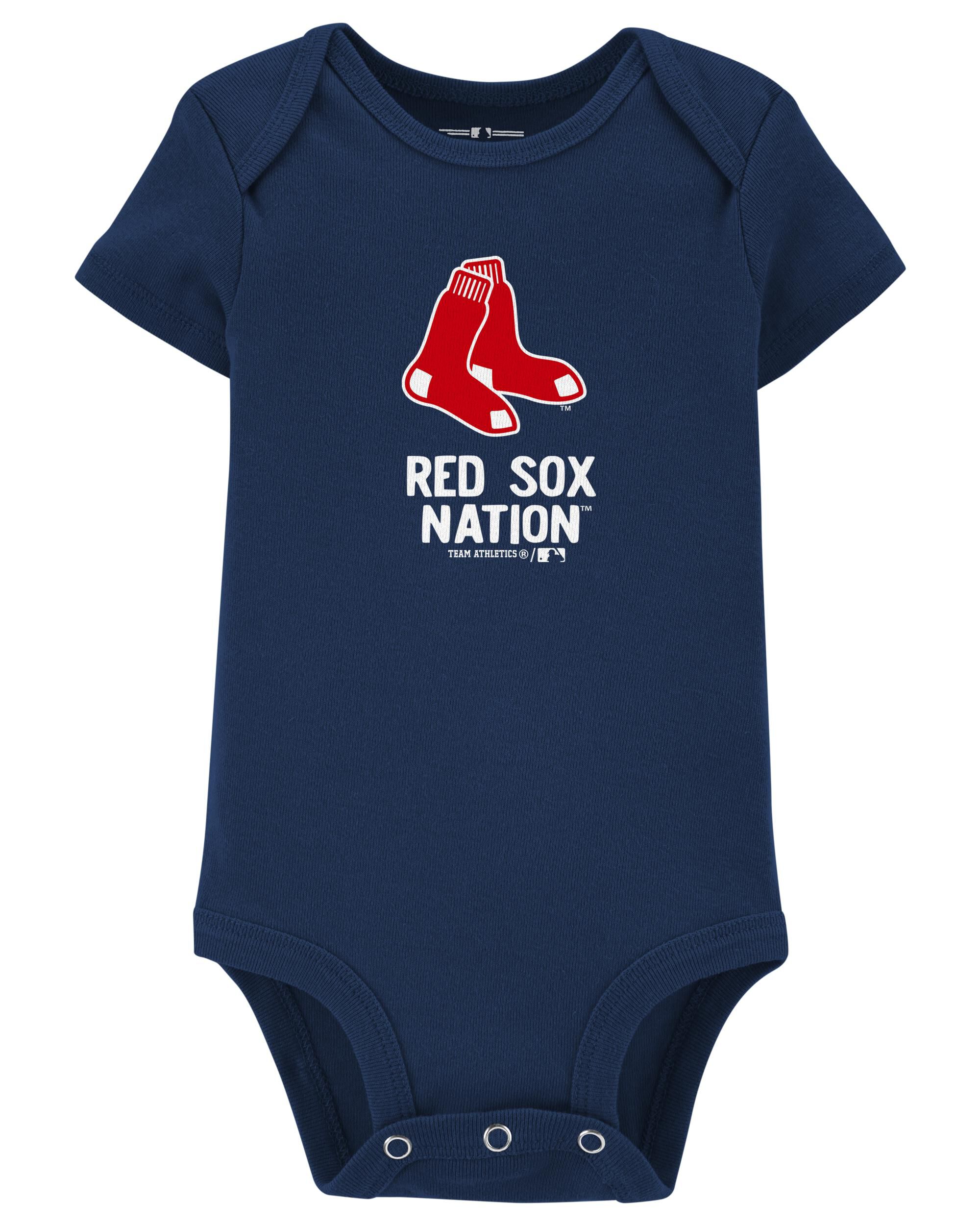 Boston Red Sox Onesie Bodysuit Shirt Shower Gift Newest Member Sox Nation 