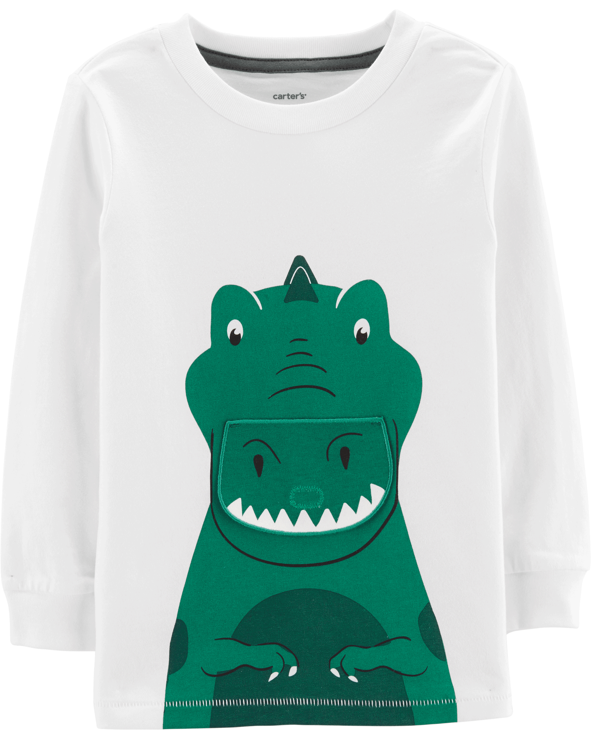 Dinosaur Peek A Boo Flap Tee Carterscom Dinosaur Peek A Boo Flap Tee Carterscom