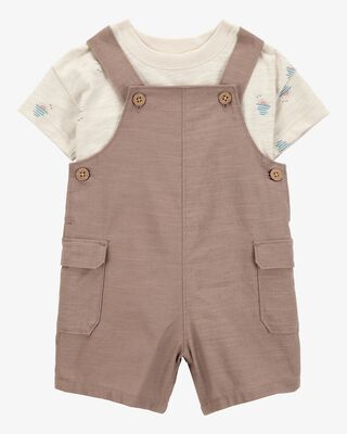 Product image 1 of Baby 2-Piece Sunset Tee & Shortall Set