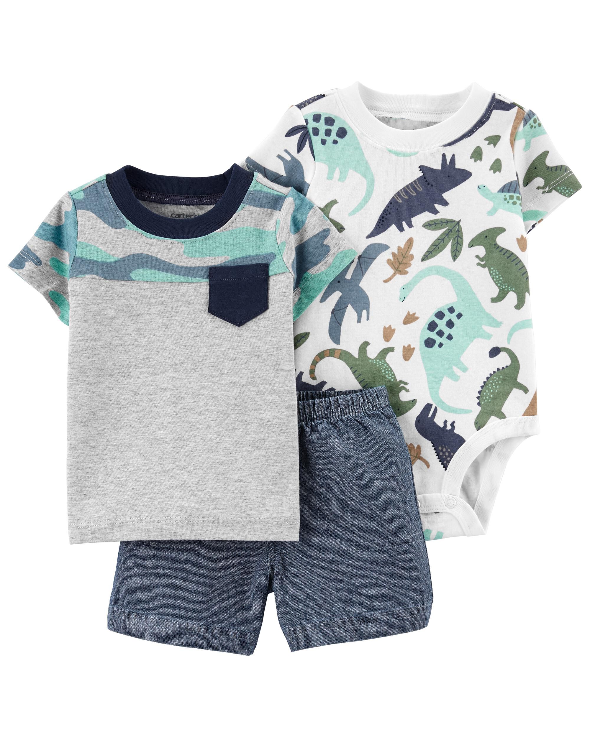 carter's dinosaur 3 piece