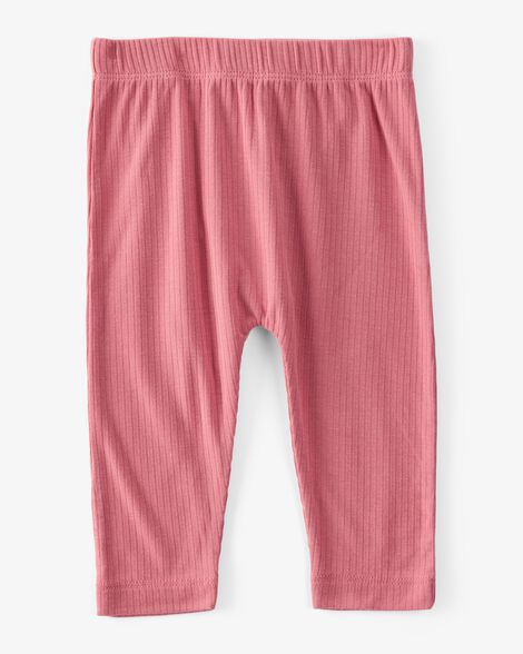 Product image 2 of Baby Girl 2-Pack PurelySoft Pull-On Pants - Pink