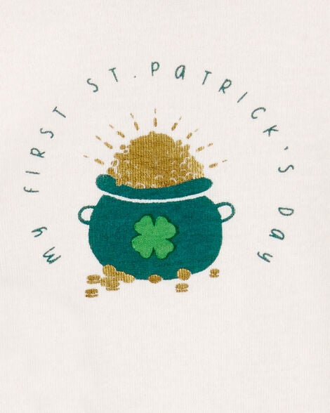  Product image 3 of Baby 2-Piece St. Patrick's Day Bodysuit Pant Set