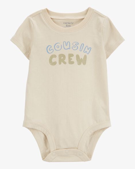 Product image 1 of Baby Cousin Crew Short-Sleeve Bodysuit - Ivory