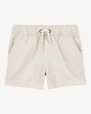 Product image 1 of Toddler Pull-On Drawstring Shorts - Khaki
