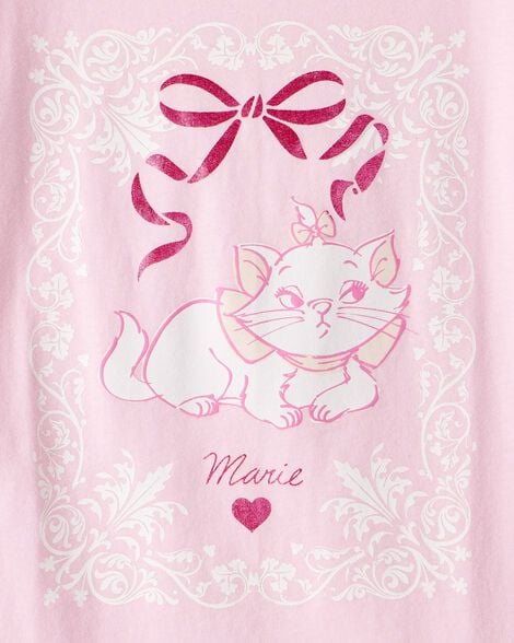 Product image 2 of Kid Marie Cat Short-Sleeve Graphic Tee - Pink