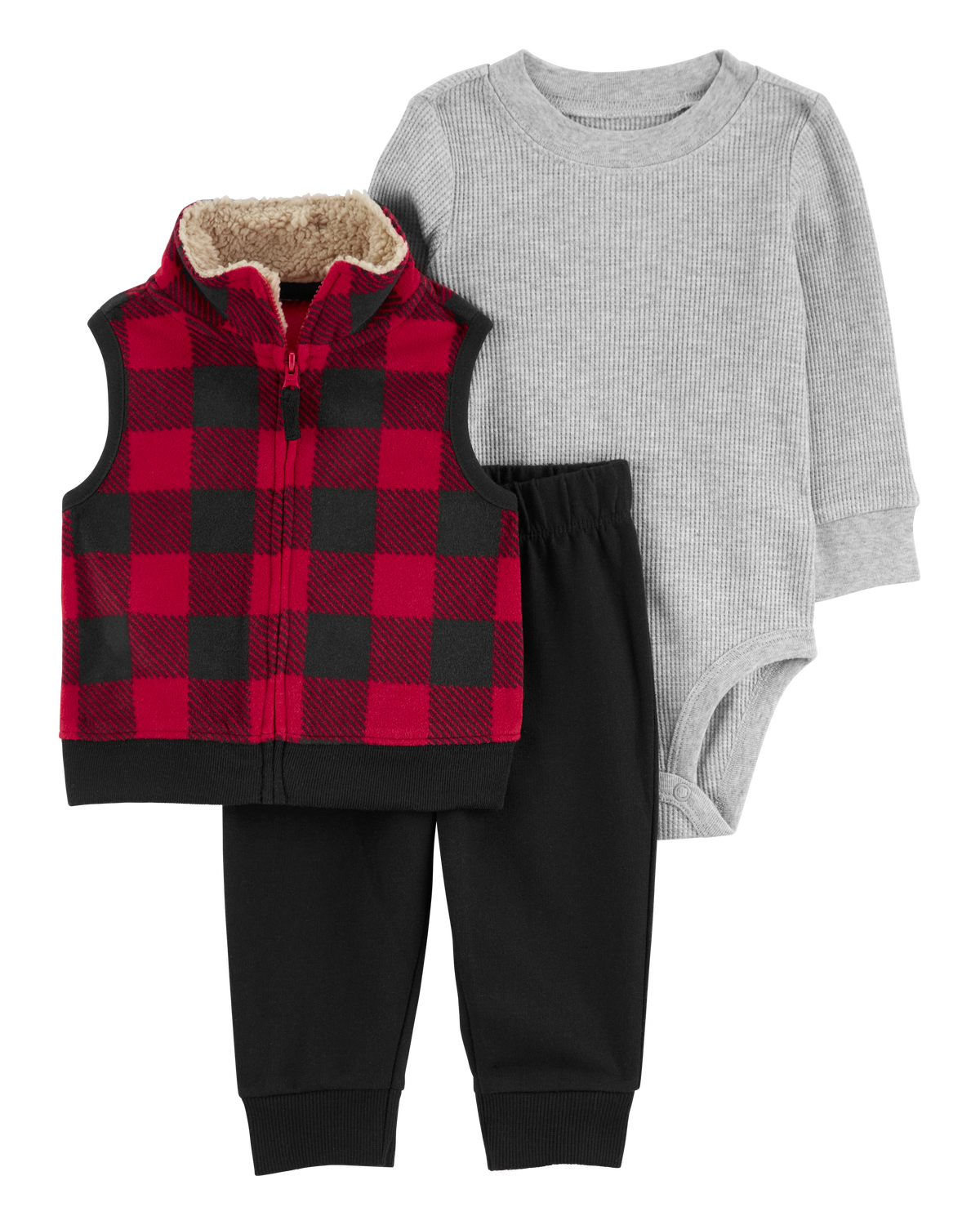 Carter's buffalo check holiday dress discount