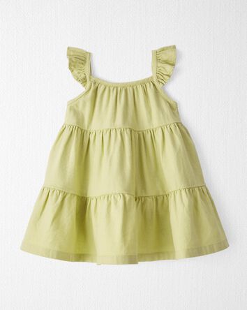 Baby Tiered Sundress Made with LENZING™ ECOVERO™ and Linen