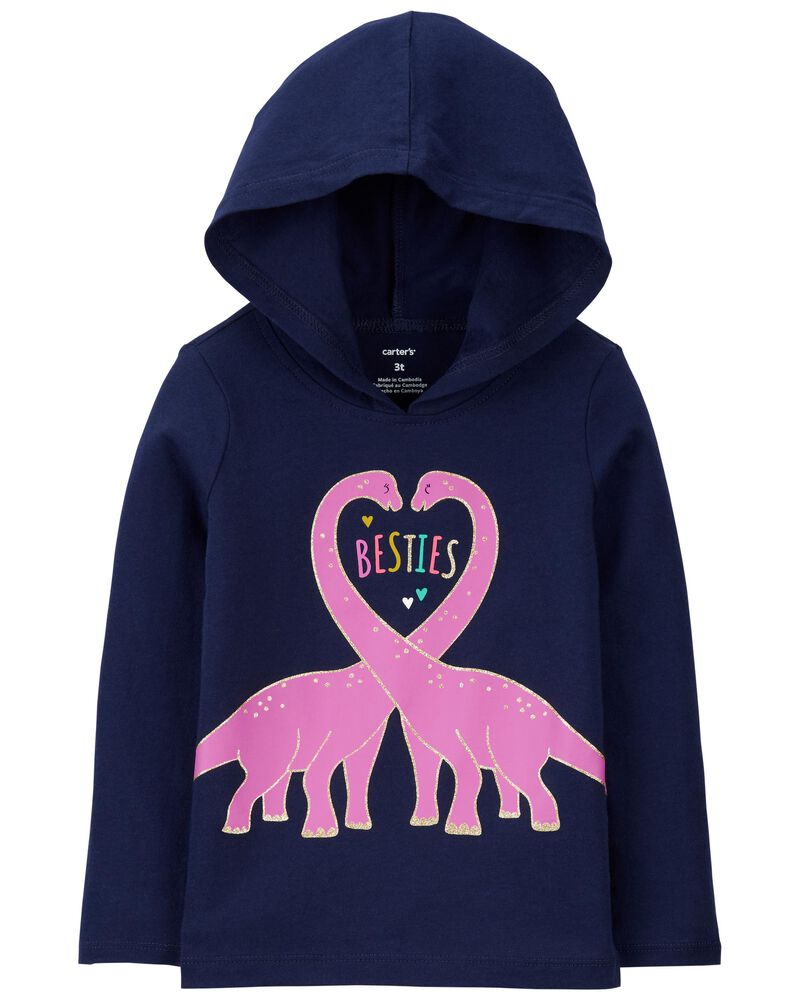 Carter/'s Infant Boys Orange Dinosaur Layered Sweatshirt Tee NWT long sleeve