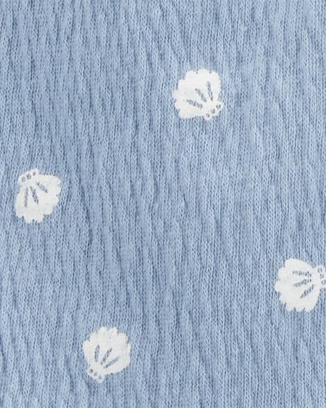 Baby 3-Piece Chambray Outfit Set - Chambray/Pink