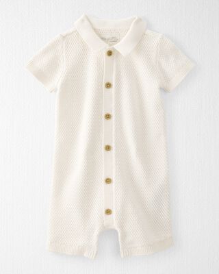 Product image 1 of Baby Organic Cotton Sweater Knit Romper
