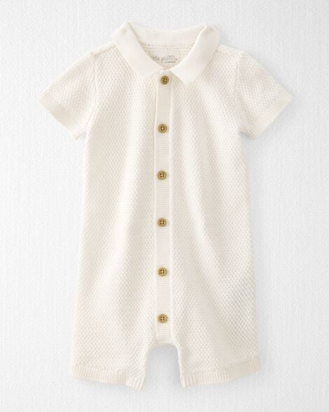 Product image 1 of Baby Organic Cotton Sweater Knit Romper