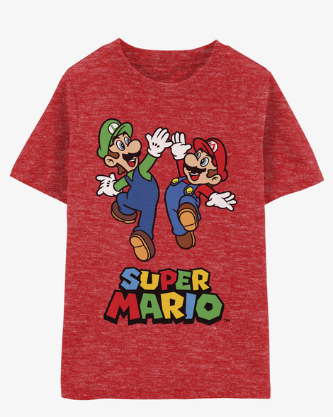 boys super mario™ short-sleeve graphic tee - red