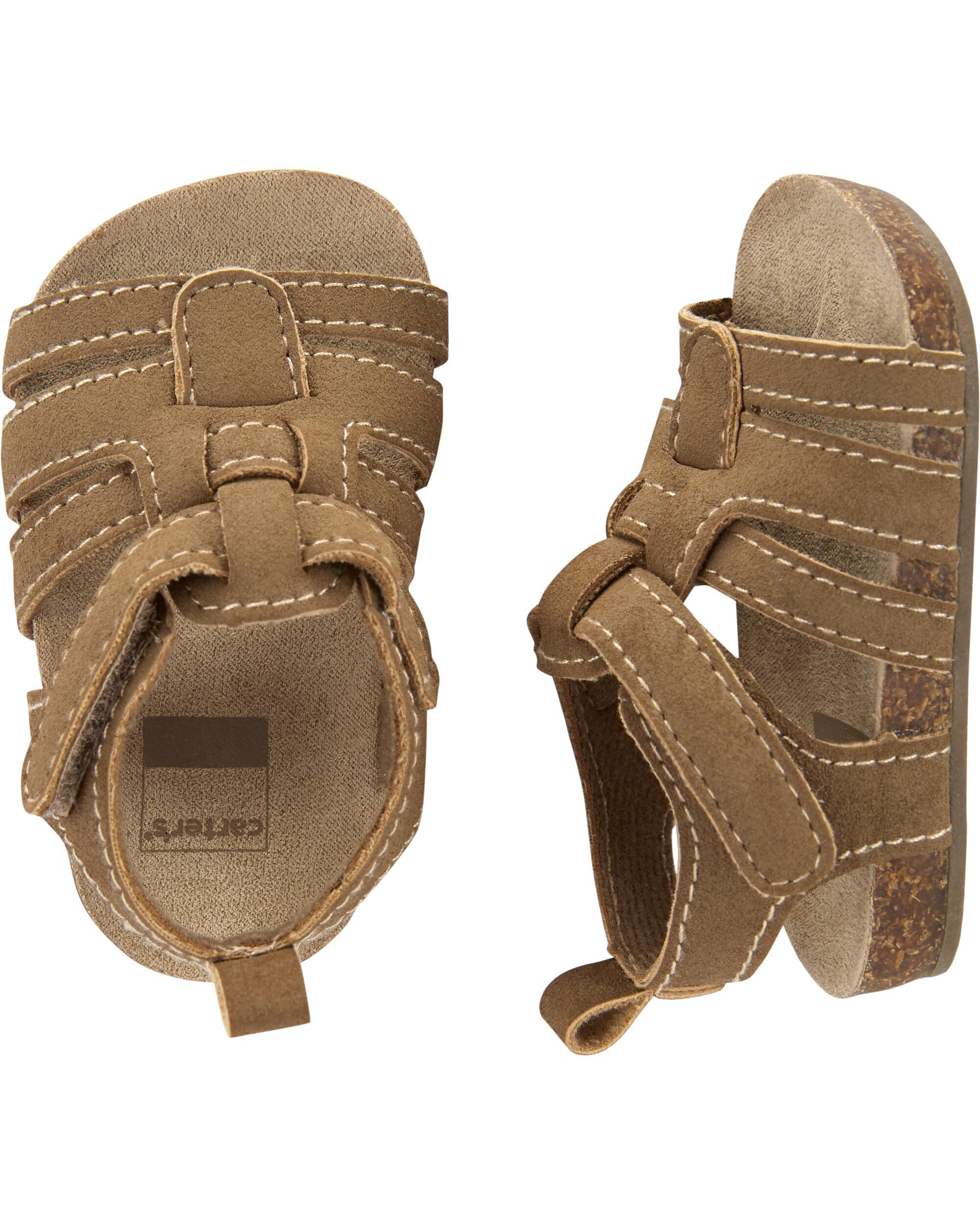 carter's cork sandal baby shoes