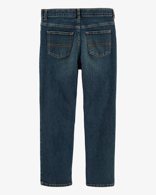 Product image 2 of Kid Husky Fit Straight Jeans in Dark Rinse