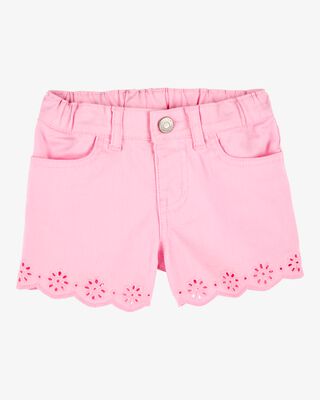 Product image 1 of Toddler Iconic Eyelet Short - Pink