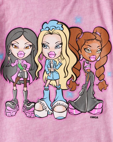Product image 4 of Kid Bratz Short-Sleeve Graphic Tee - Pink