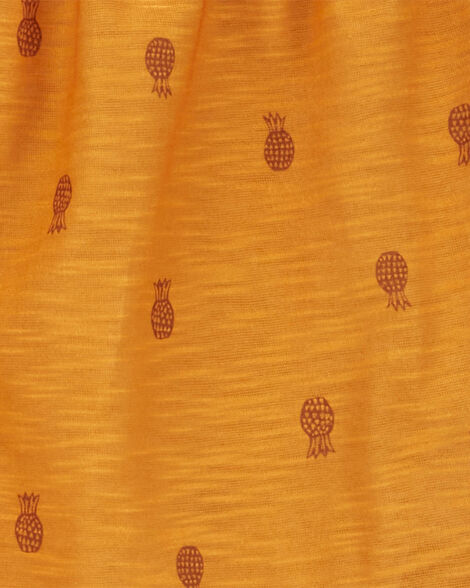  Product image 2 of Kid 2-Piece Pineapple Loose Fit Pajama Set