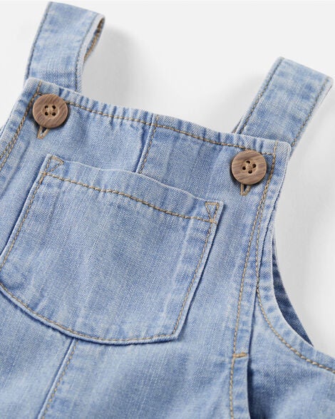  Product image 3 of Baby Organic Cotton Chambray Shortall