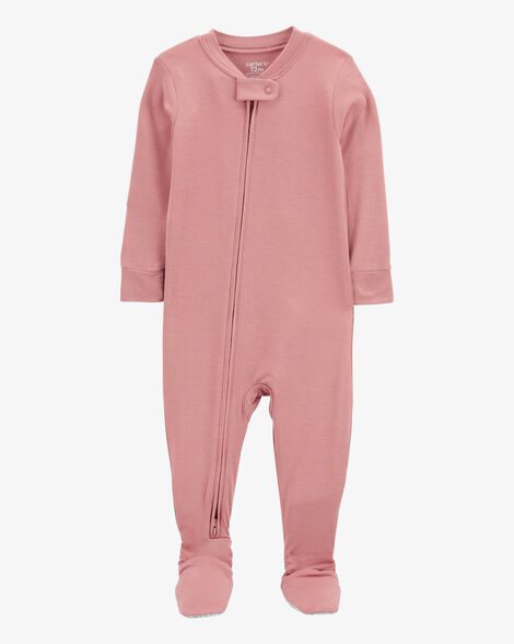  Product image 1 of Baby Zip-Up PurelySoft 1-Piece Pajamas