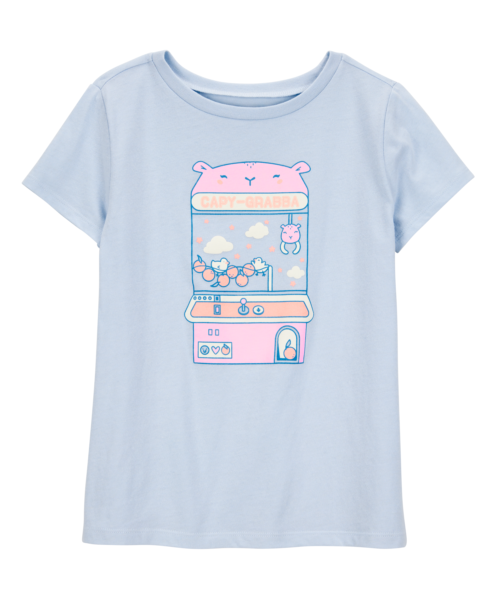 Girls Capy-Grabba Short-Sleeve Graphic Tee - Blue