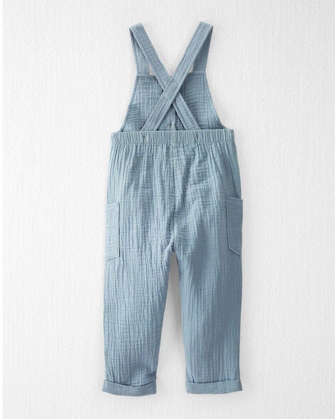  Product image 3 of Toddler Organic Cotton Gauze Overalls