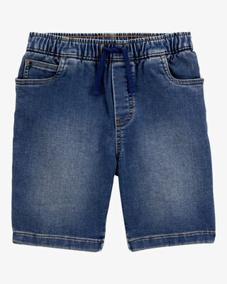 Product image 1 of Kid Pull-On Denim Shorts - Navy