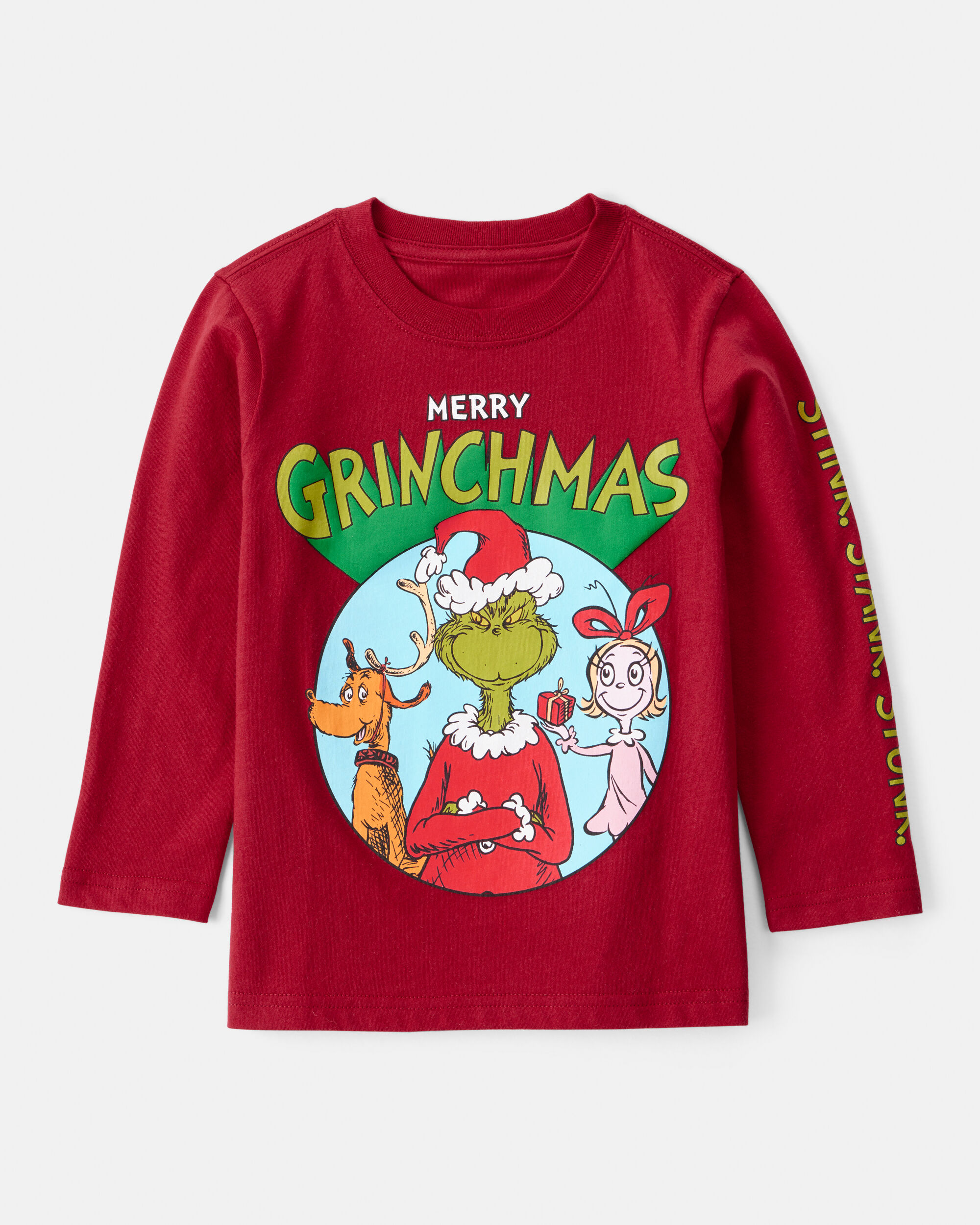 Toddler Boy Dr. Seuss™ The Grinch Long-Sleeve Graphic Tee - Red