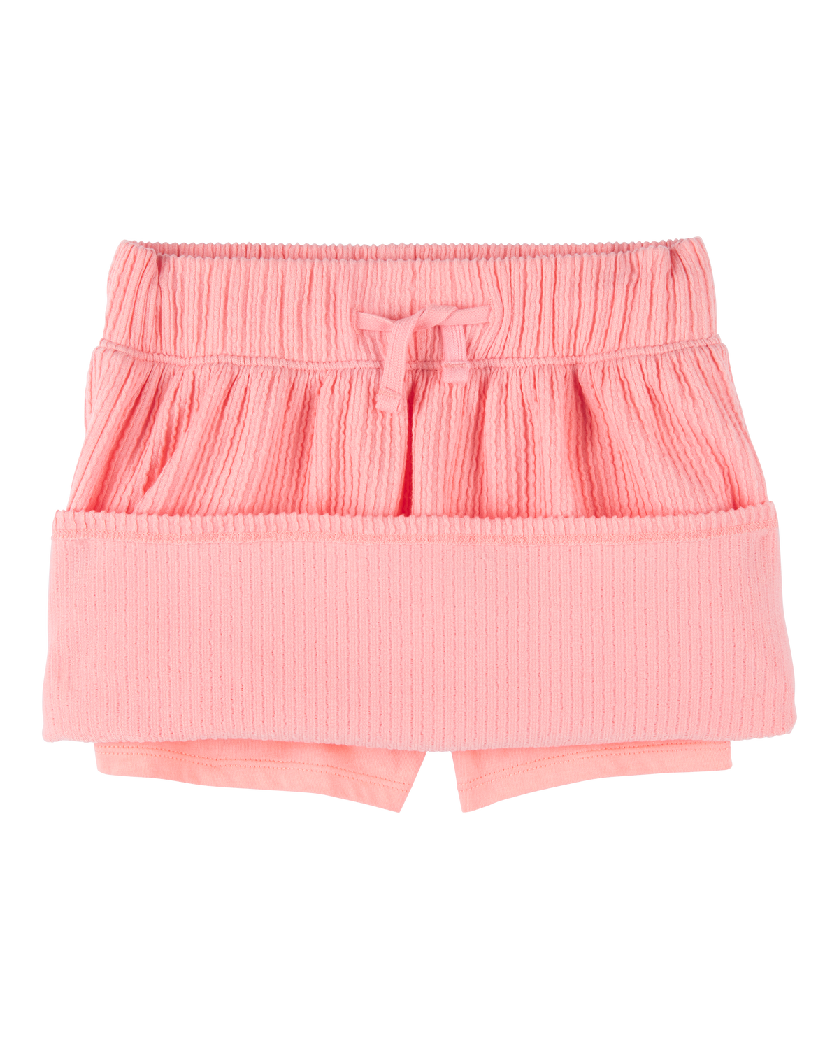 ★★Adairs★★ SHUMFOIL OUT OF THE PARK T-Gender Neutral JC7 Kid Ribbed Textured Drawstring Skort - Orange - OshKosh