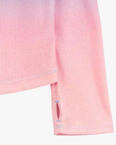  Product image 2 of Kid Ribbed Ombre Long-Sleeve Top - Purple/Pink