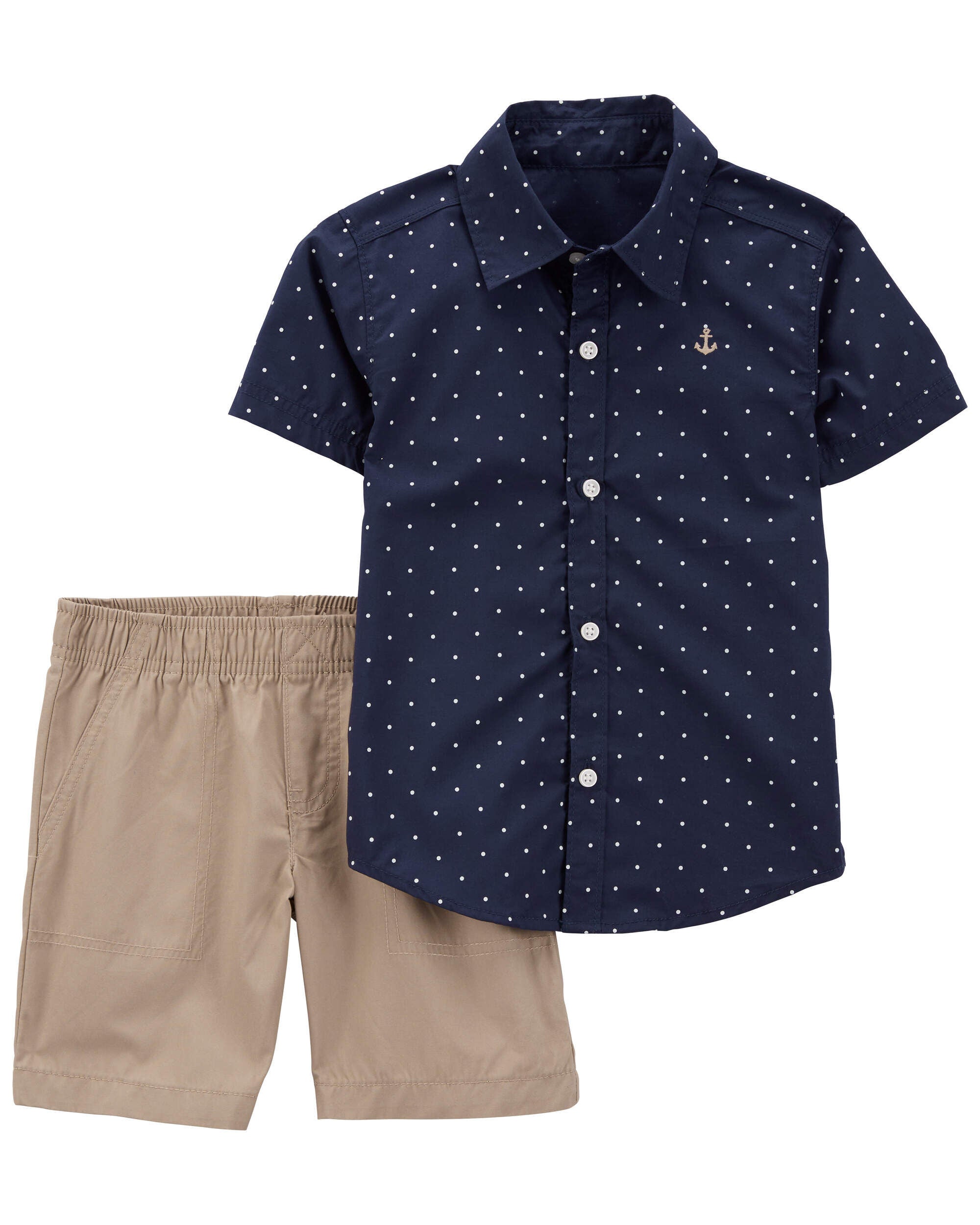Polka dot shirt boys online