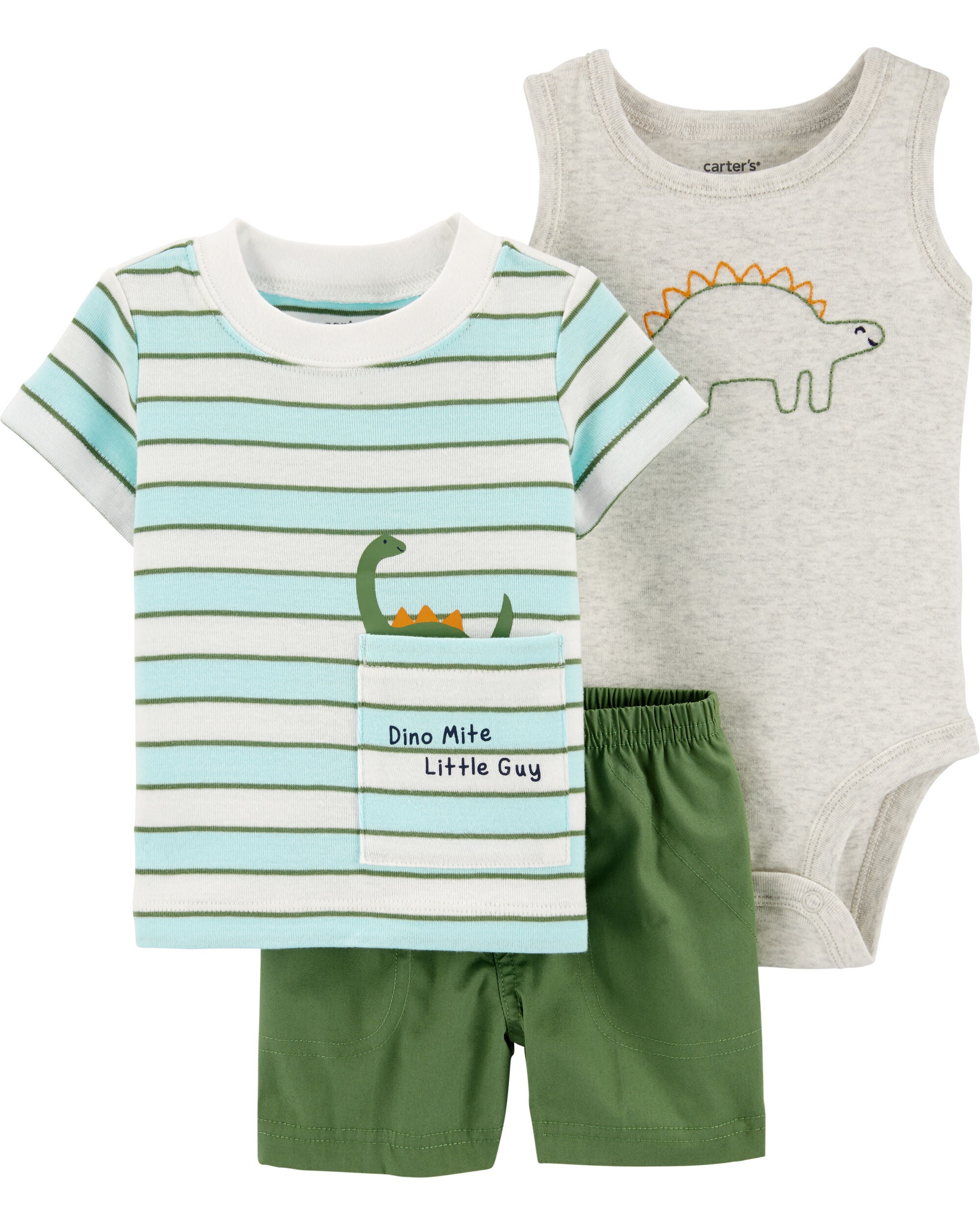 carter's dinosaur 3 piece