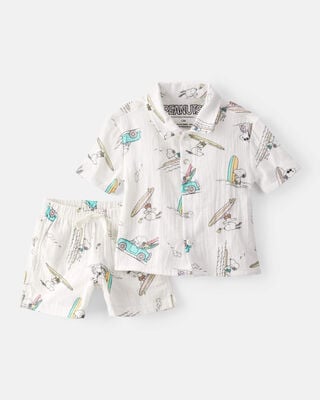 Product image 1 of Baby Snoopy 2-Piece Gauze Outfit Set