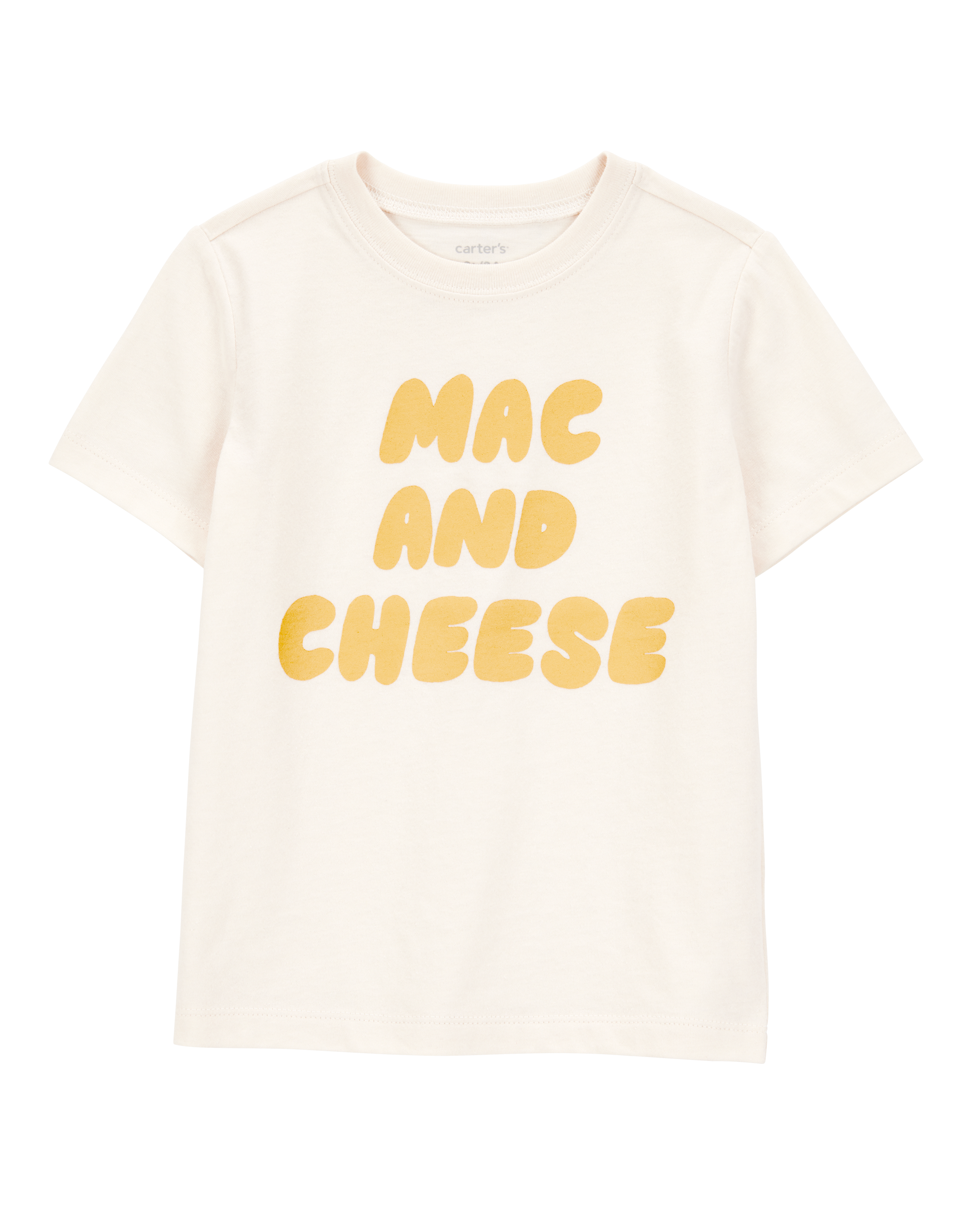 Toddler Boy Mac & Cheese Short-Sleeve Graphic Tee - Ivory