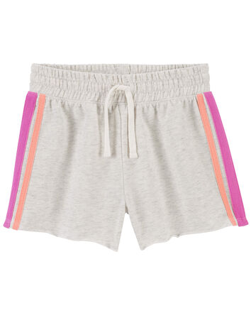 Kid Striped Drawstring Shorts