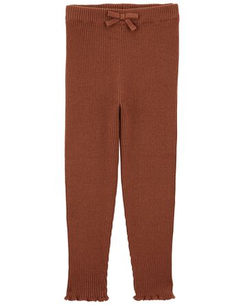Baby Ribbed Sweater Knit Pants