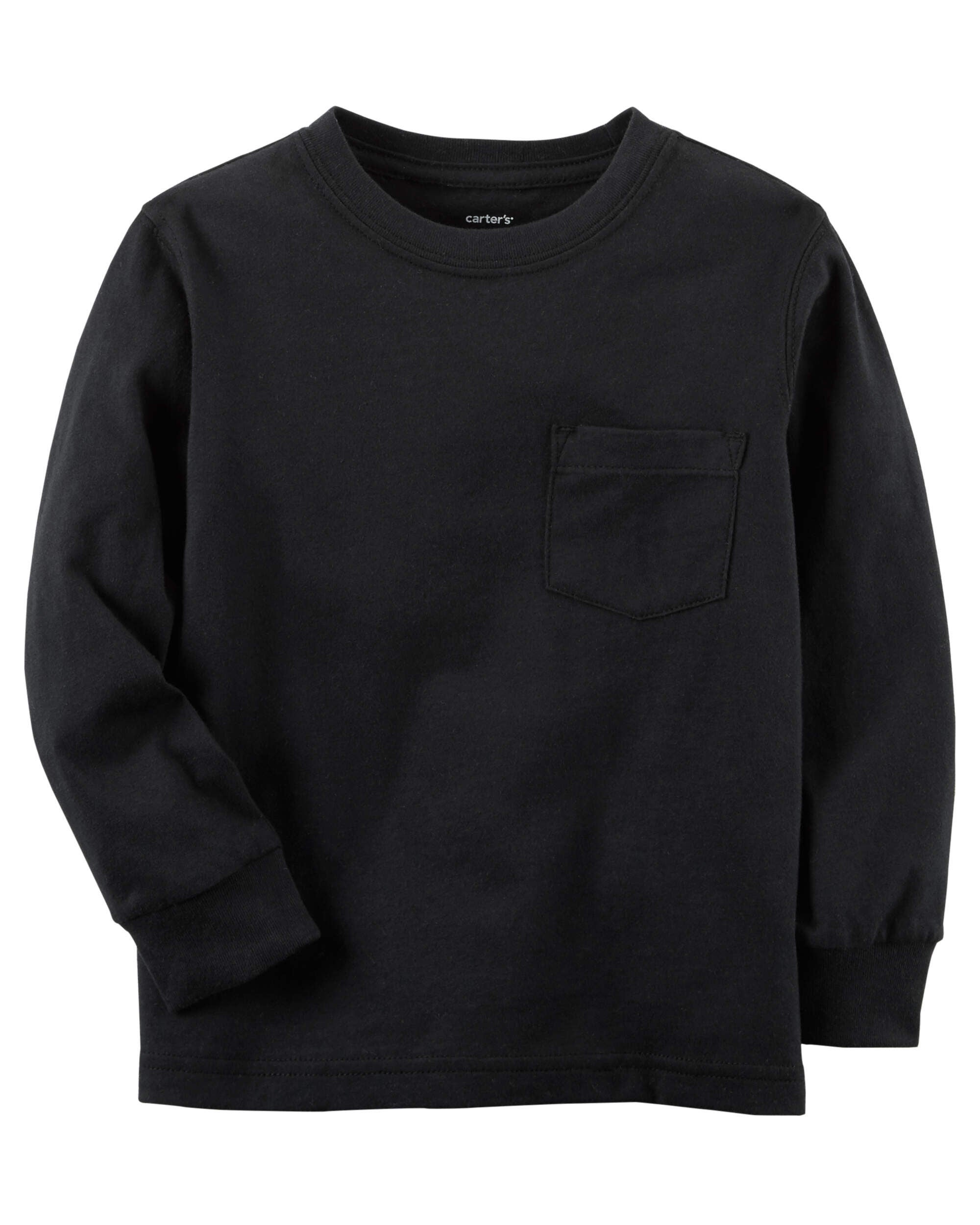 Kid Long-Sleeve Pocket Tee - Carter's | Carter's