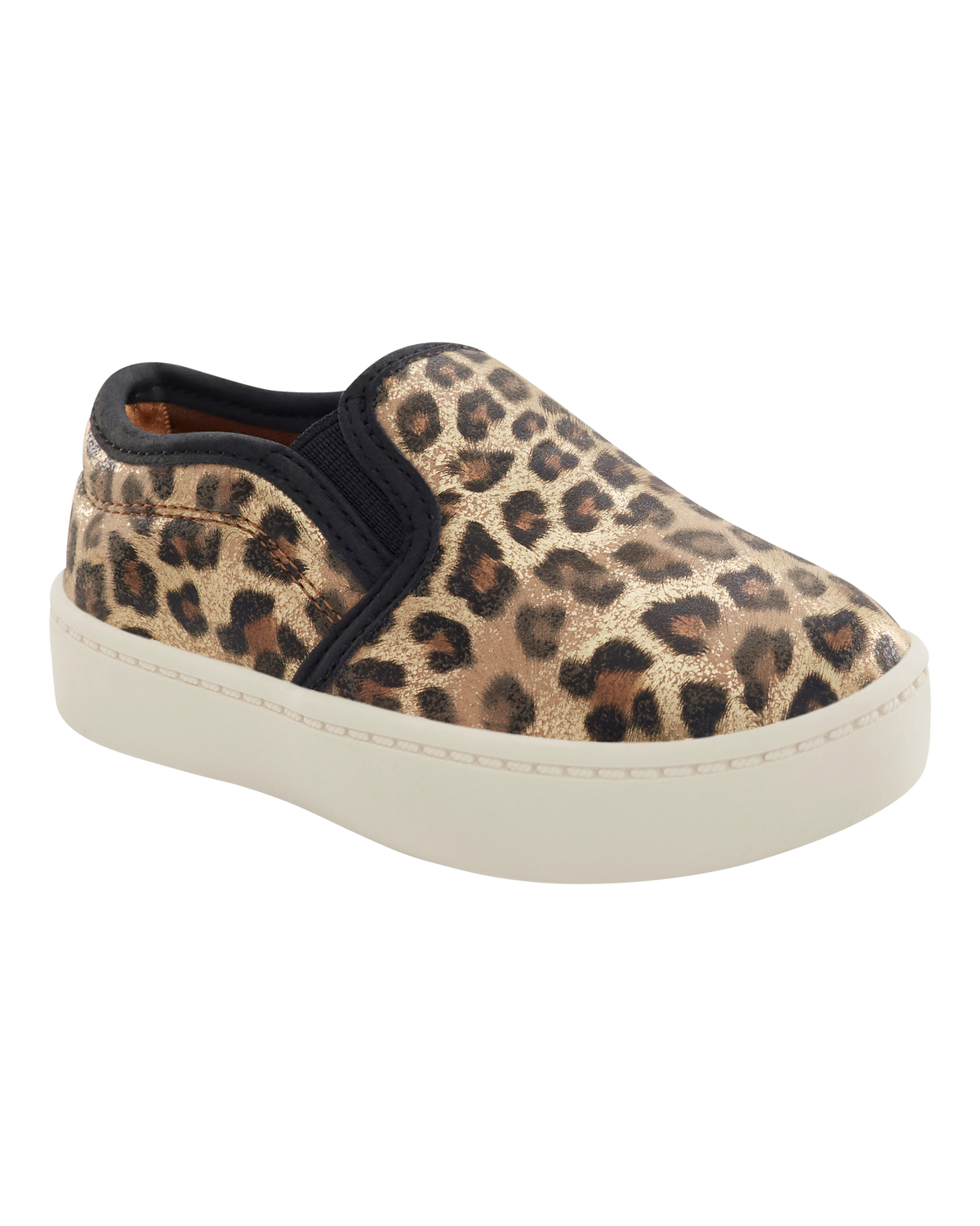 Leopard shoes slip on clearance