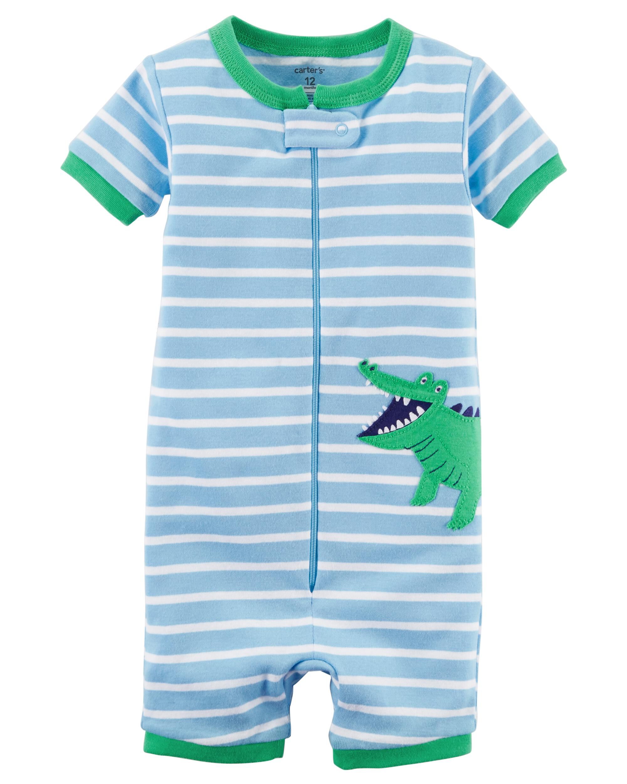 carter's alligator romper