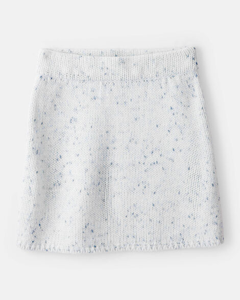 Girls Sweater Knit Skirt - Blue