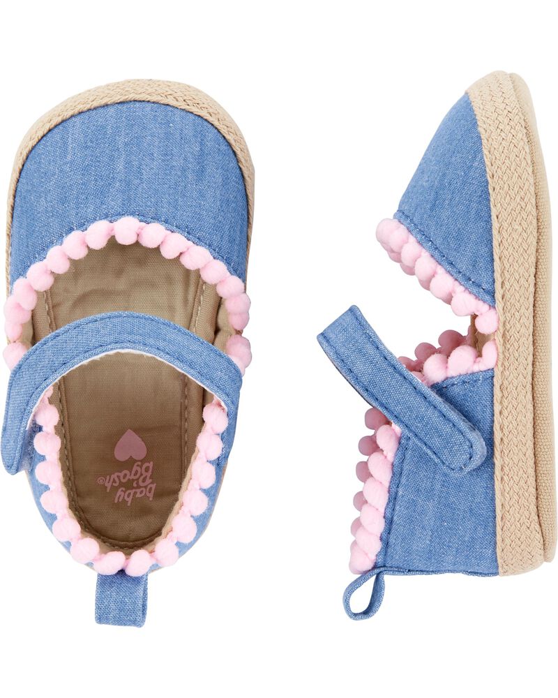 Oshkosh Chambray Espadrille Crib Shoes Carters Com