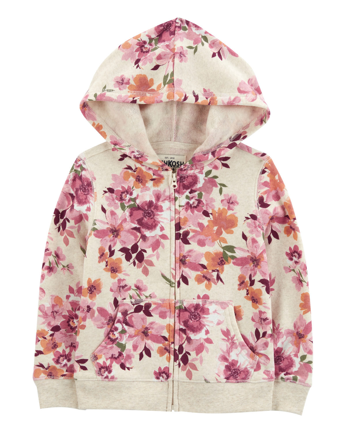 Baby Floral Print Fleece Jacket - OshKosh | Carter's