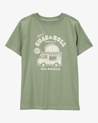 Product image 1 of Kid Guac & Roll Short-Sleeve Graphic Tee - Green