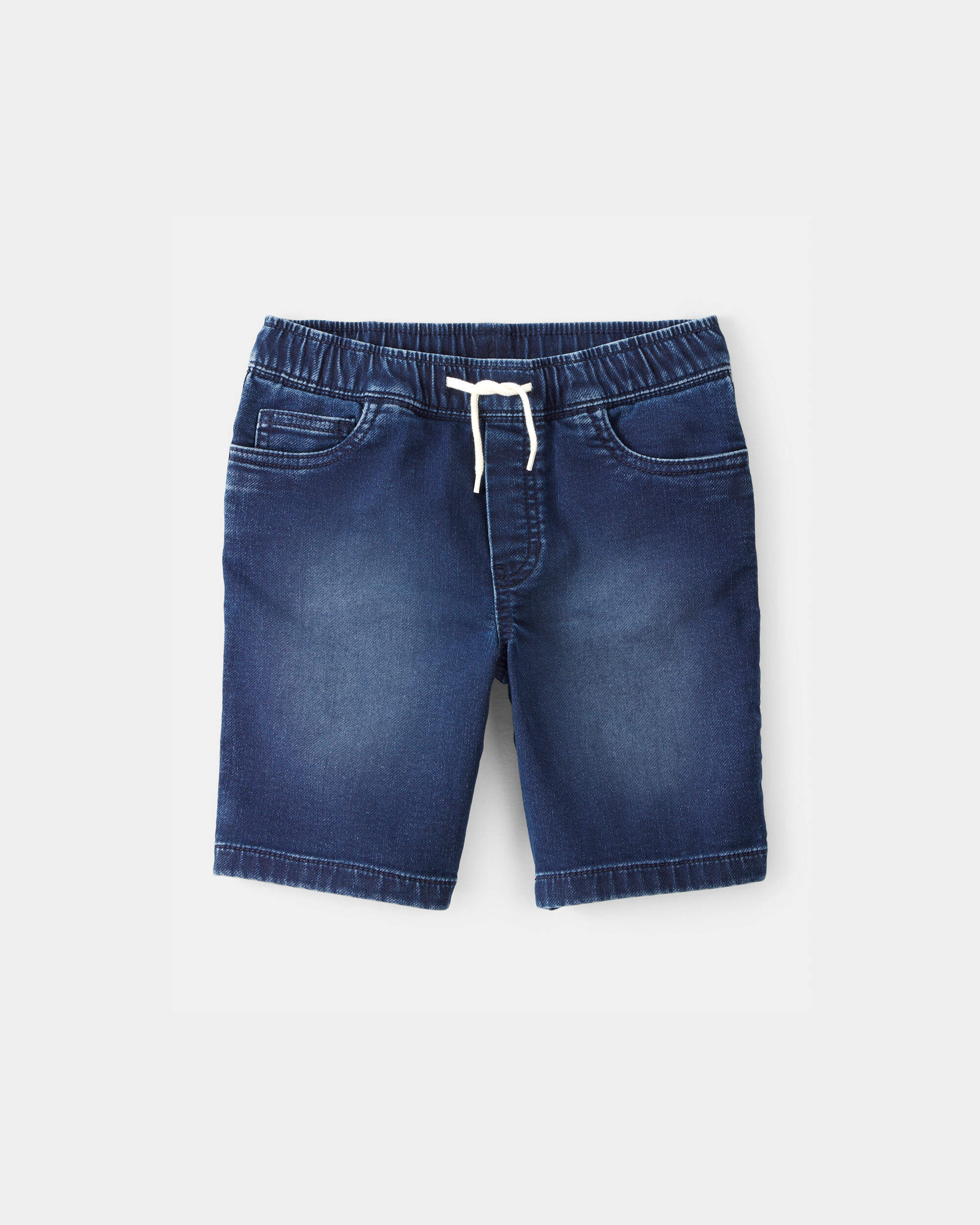 OshKosh Bgosh Boys Denim Drawstring Shorts - Dark Wash 10 Blue 12$