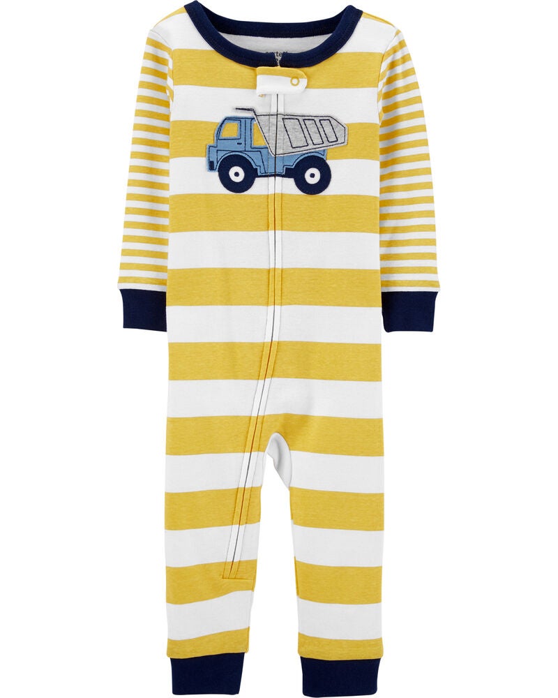 1 Piece Construction Truck Snug Fit Cotton Footless Pjs Carters Com